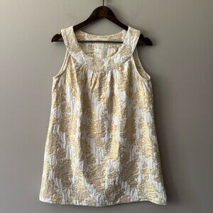 GUC RENEE C. BY SO COOL COTTON VISCOSE POLY BLEND JACQUARD DRESS SIZE LARGE